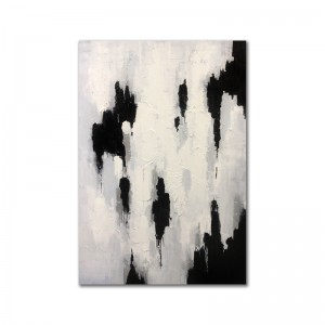 แฮนด์เมดศิลปะร่วมสมัยแขวนผนังบทคัดย่อภาพวาดสีน้ำมันบนผืนผ้าใบสำหรับตกแต่งบ้านสำนักงาน