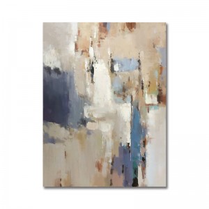 มือทาสีตกแต่งบ้านขนาดใหญ่ผนังจิตรกรรมที่มีสีสันบทคัดย่อผ้าใบศิลปะภาพวาดสีน้ำมัน