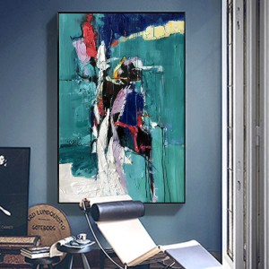 การออกแบบตกแต่งโรงแรมขายส่งเป็นที่ทำด้วยมือที่ทันสมัยเดิมนามธรรมภาพสีน้ำมันนามธรรม