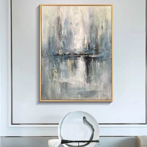 ศิลปะนามธรรมผ้าใบผ้าใบตกแต่งผนังมือบริสุทธิ์ทาสีจีนภาพวาดสีน้ำมันสำหรับห้องนั่งเล่นตกแต่ง