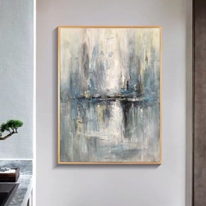 ศิลปะนามธรรมผ้าใบผ้าใบตกแต่งผนังมือบริสุทธิ์ทาสีจีนภาพวาดสีน้ำมันสำหรับห้องนั่งเล่นตกแต่ง