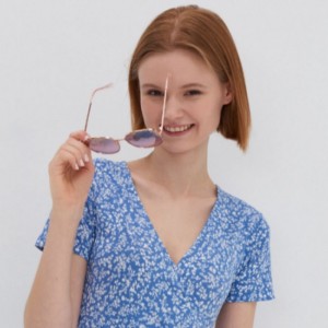 ความยาวขนาดเล็กห่อรอบเสื้อแขนสั้นแขนสั้น