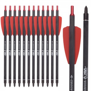 NIKA ยิงธนู 113167-02A 7.5 นิ้ว ID6.2mm สลักเกลียวคาร์บอนไฟเบอร์อลูมิเนียม Nock Cobra ระบบ Adder/R9/RX ยิงธนูอุปกรณ์ยิง