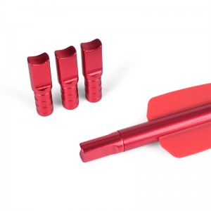 R9 EK ยิงธนูแทรกอลูมิเนียมลูกศร Nocks สำหรับการยิงธนูหน้าไม้ลูกศรล่าสัตว์