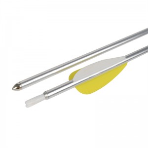 Elong กลางแจ้ง 114207 30 นิ้ว SP970 อลูมิเนียมลูกศรสีเงินยิงธนูกลางแจ้งเป้าหมายการถ่ายภาพโดยใช้