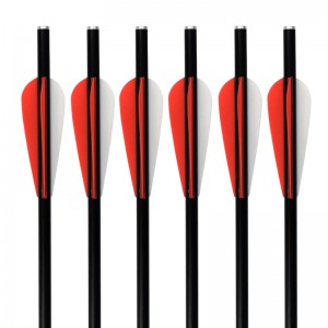 ELONG กลางแจ้ง 117011 16 นิ้ว OD8MM 8031 ​​ไฟเบอร์กลาสน็อตยิงธนูการล่าสัตว์โดยใช้หน้าไม้สายฟ้า