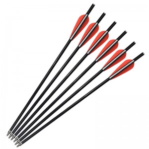 ELONG กลางแจ้ง 117011 16 นิ้ว OD8MM 8031 ​​ไฟเบอร์กลาสน็อตยิงธนูการล่าสัตว์โดยใช้หน้าไม้สายฟ้า