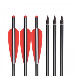 ELONG กลางแจ้ง 114470 18 นิ้วอลูมิเนียมกลอนธนูยิงธนูสลักเกลียวน็อตกลางแจ้งยิง