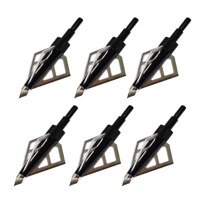 Nika ยิงธนู 15B028 3 ใบมีด 100 เม็ด Broadheads สำหรับยิงธนูหน้าไม้กลอนลูกศรสกรูเคล็ดลับการล่าสัตว์