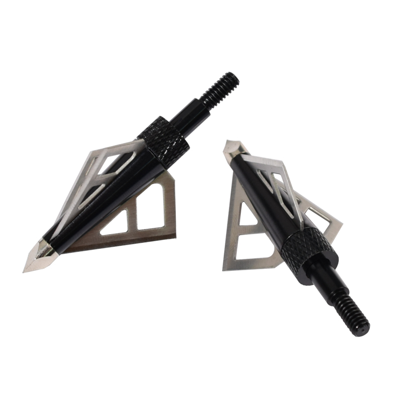 Nika ยิงธนู 15B028 3 ใบมีด 100 เม็ด Broadheads สำหรับยิงธนูหน้าไม้กลอนลูกศรสกรูเคล็ดลับการล่าสัตว์