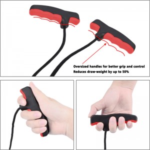 NIKA ยิงธนู 454002-06 เชือกหน้าจอคู่จับหน้าไม้หน้าไม้เชือกค็อกเกอร์ช่วยเหลือ Cocking สตริงเครื่องมือ