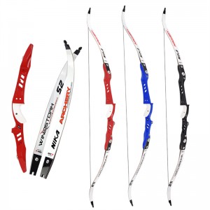 Nika Archery 68 นิ้วโบว์กับ 25 นิ้วแมกนีเซียมอัลลอยด์ Riser สำหรับการฝึกฝนธนูธนูธนู