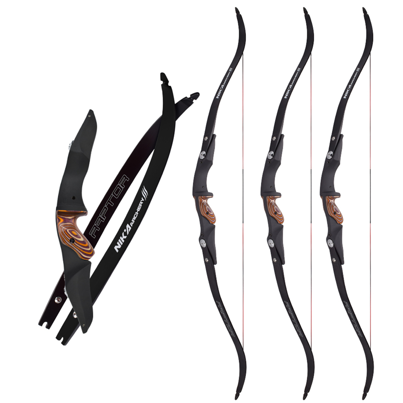 Nika Archery 220053 60 นิ้วก้มตัวกับ 17 นิ้ว ilf rh/lh riser การยิงกีฬาเป้าหมาย&hunting \
hunting \
hunting