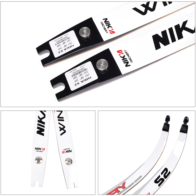 Nika ยิงธนู 270068 Nika S2 Archery Readure Recurve Limb สำหรับชุดยิงธนูโบว์ Recurve