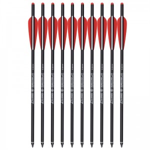 ELONG กลางแจ้ง 116048-01 ID7.62mm 18 นิ้ว Rollfiberglass กลอนยิงธนูสลักเกลียวสลักเกลียว