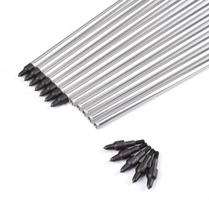 ELONG กลางแจ้ง 113149-01 30 นิ้วอลูมิเนียมลูกศรไก่งวงขนยิงธนูยิงธนู