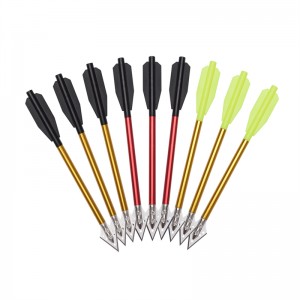 ELONG กลางแจ้ง 118643 16 เซนติเมตรอลูมิเนียม Bolt ใบมีด Broadhead สำหรับการยิงธนูหน้าไม้