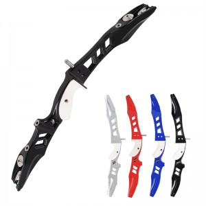 Nika Archery 210036 23inch rh ilf Bogenschießen Panahan Memanah Recurve Bow Riser สำหรับการยิงธนูยิงธนูกลางแจ้ง