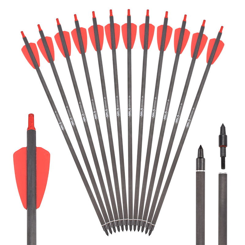 Nika ยิงธนู 113182-02 15 นิ้ว ID6.2mm Cobra Rx คาร์บอนคาร์บอนสายฟ้า cobra ระบบ c rossbow ล่าสัตว์