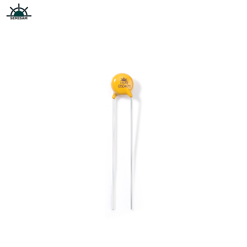 ป้องกันชิ้นส่วนอิเล็กทรอนิกส์ป้องกันแรงดันไฟฟ้าเกินจริง HVR20D561 บล็อก Varistor สังกะสีออกไซด์