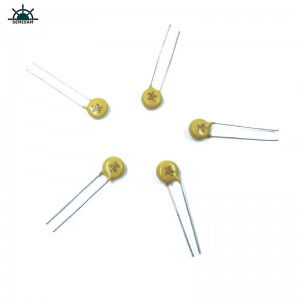 ประเทศจีนโรงงานอิเล็กทรอนิกส์ ODM, MOV สีเหลือง 7mm HVR07D621K ZINC ออกไซด์ Varistor สำหรับเครื่องใช้ในครัวเรือน