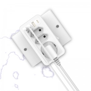 ใหม่เยอรมันมาตรฐานการแปลงปลั๊ก Sockets การแปลงมาตรฐานยุโรปซ็อกเก็ตผนังยุโรปหนึ่งถึงหลายใช้ปลั๊กผนังมาตรฐานยุโรป