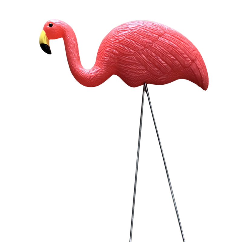 พลาสติกจำลอง F Lamingo เด็กตกแต่งเครื่องประดับสวนกลางแจ้งเรซิ่น F Lamingo Figurines เทศกาลสวนจัดงานแต่งงานสวนตกแต่ง