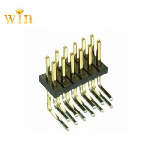 2x5P คู่แถวขวามุมขวาเชื่อมต่อหัวเชื่อมต่อ