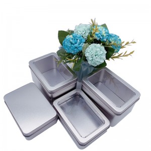 ซัพพลายเออร์ขายส่งร้อนขายกล่องดีบุกกล่องบรรจุภัณฑ์ USB ปรับแต่งพิมพ์โลโก้ (107mm * 70mm * 30mm)