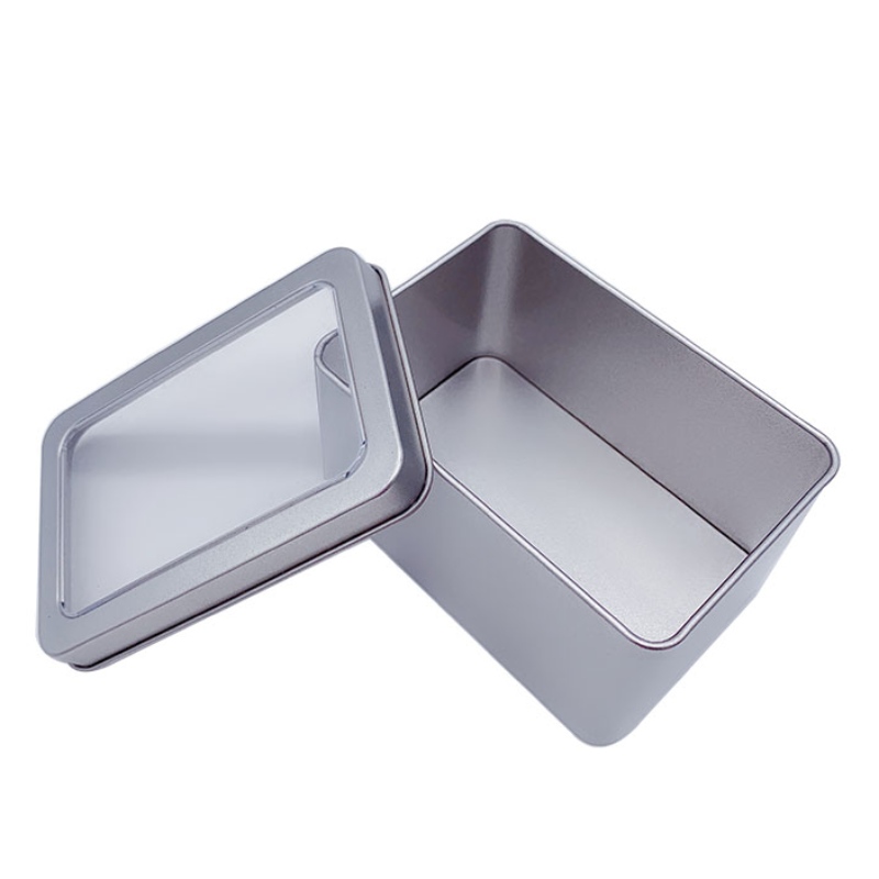 ชาเหล็กวิลาดสแควร์สามารถ, วัสดุเกรดอาหาร frosted (107mm * 70mm * 60mm)