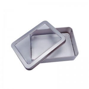 กล่องดีบุกสี่เหลี่ยม (125 มม. * 90 มม. * 35 มม.) กล่องรูปทรงพิเศษ