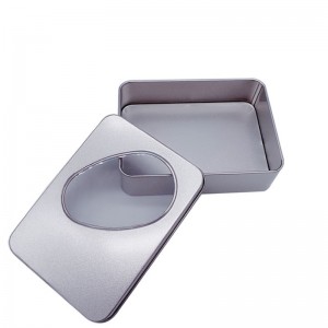 กล่องดีบุกสี่เหลี่ยม (125 มม. * 90 มม. * 35 มม.) กล่องรูปทรงพิเศษ