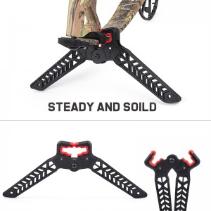 ELONG กลางแจ้ง 46ST03 ธนูทดกำลังยืนสำหรับยิงธนูยิงธนูที่วางธนู