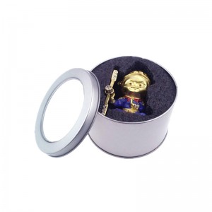 โรงงานขายฝาครอบฝาครอบทรงกระบอกกระป๋องสามารถกล่องเค้ก Shaving กระป๋องสบู่สามารถ (90 มม. * 60 มม.)