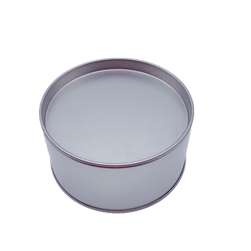 Tinplate รอบสามารถสำหรับบรรจุภัณฑ์ผลิตภัณฑ์อิเล็กทรอนิกส์สามารถปรับแต่งโลโก้ (90 มม. * 45 มม.)