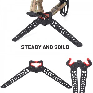 ELONG กลางแจ้ง 46ST02 ธนูผสมยืนสำหรับยิงธนูยิงธนูที่วางธนู