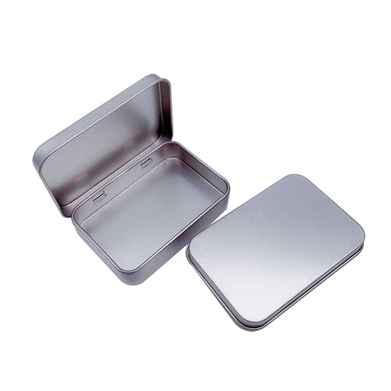 ตราที่มีฝาปิด Tinplate กล่อง Frosted กล่องดีบุกขนาดเล็ก 87 * 60 * 18 มม