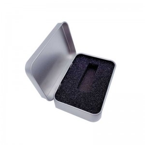 ตราที่มีฝาปิด Tinplate กล่อง Frosted กล่องดีบุกขนาดเล็ก 87 * 60 * 18 มม