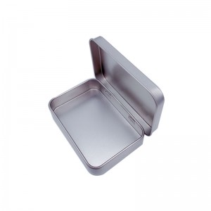 ตราที่มีฝาปิด Tinplate กล่อง Frosted กล่องดีบุกขนาดเล็ก 87 * 60 * 18 มม