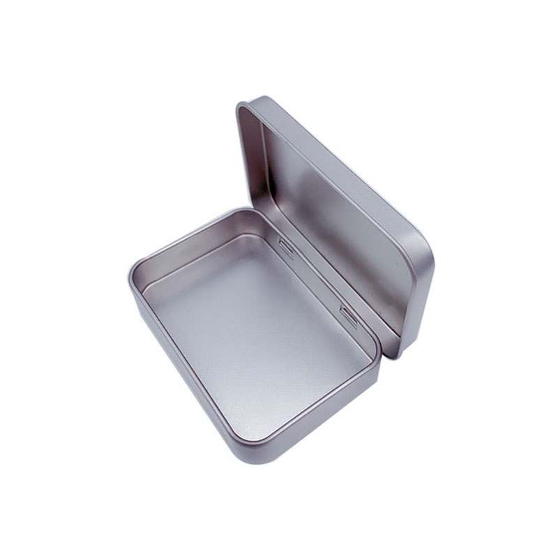 ตราที่มีฝาปิด Tinplate กล่อง Frosted กล่องดีบุกขนาดเล็ก 87 * 60 * 18 มม