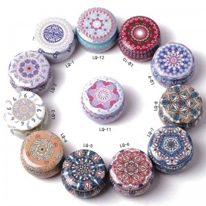 ขวดเทียนโลหะน้ำค้างแข็งสามารถบรรจุภัณฑ์ขนมกระป๋อง 77 * 50 มม