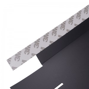 โมดูลฝาครอบฉนวนกันความร้อนแผ่นสีดำแผ่นฉนวนกันความร้อนทนอุณหภูมิสูง 0.43 มม. การประมวลผลวัสดุฉนวน