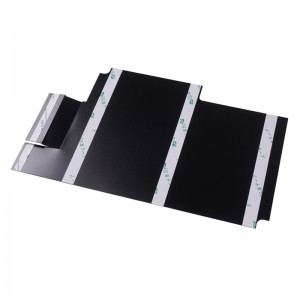 สารหน่วงไฟและสึกหรอ PC แผ่นฉนวนกันความร้อนสีดำ 0.43 มม. ปะเก็นฉนวนชิ้นส่วนรถยนต์ง่ายพับฉนวนแผ่น mylar