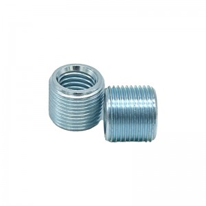 Anodized OEM Precision มิลลิ่งชิ้นส่วนเปลี่ยนด้ายชุบสังกะสีแทรก