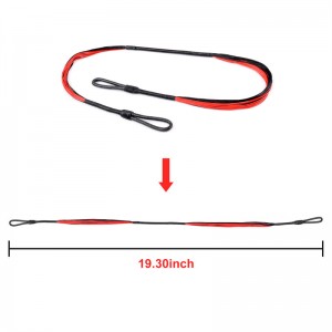 Elong กลางแจ้ง 280046-02 19.3 นิ้ว 20 เส้นหน้าไม้สตริงสำหรับระบบ COBRA ADDER/R9