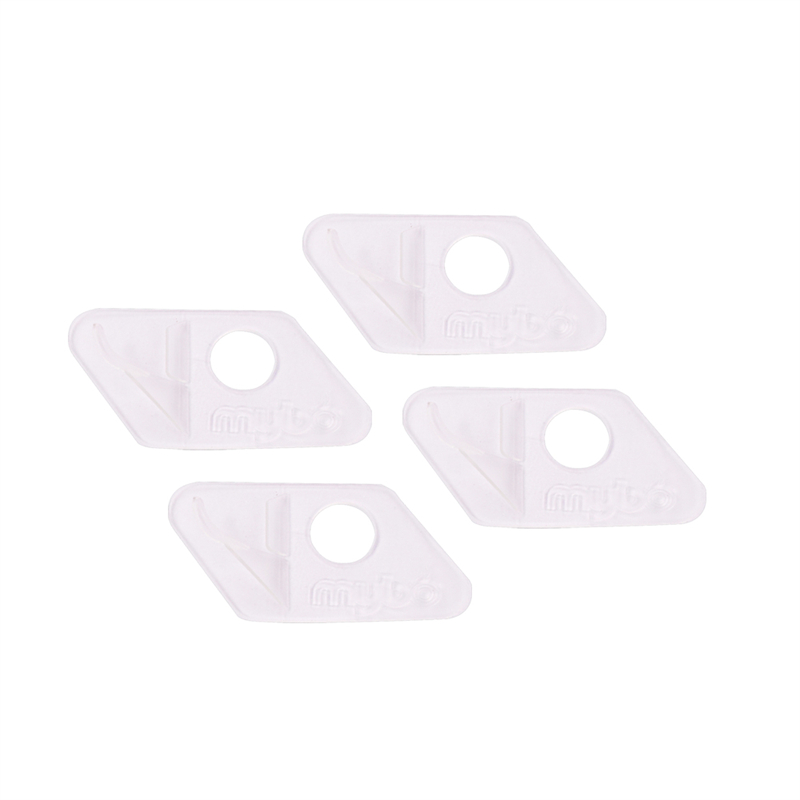ELONG กลางแจ้ง 25ar05 RH โปร่งใสพลาสติกสีขาวลูกศรส่วนที่เหลือสำหรับ Bow R Ecurve