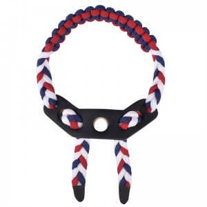 Elong กลางแจ้ง 470013 ข้อมือสลิงหนังโลหะ Gromet สำหรับยิงธนูธนูทดกำลังการถ่ายภาพโดยใช้