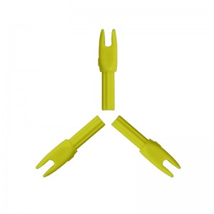 Nika ยิงธนู 14N808 ใส่ลูกศรพลาสติก Nock สำหรับยิงธนูลูกศรคาร์บอน