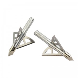 Nika ยิงธนู 15B023 3 ใบมีดคงที่ 100/125grain ล่าสัตว์ Broadheads ยิงธนูหน้าไม้กลอนล่าสัตว์