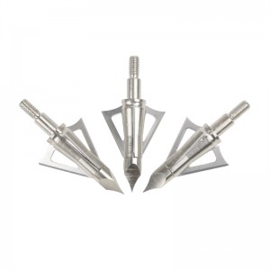 NIKA ยิงธนู 15B027 3 ใบมีดคงที่ 150 เมล็ดล่าสัตว์ Broadheads ยิงธนูหน้าไม้กลอนล่าสัตว์